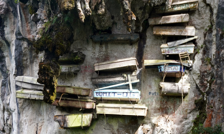 Sagada függő koporsói